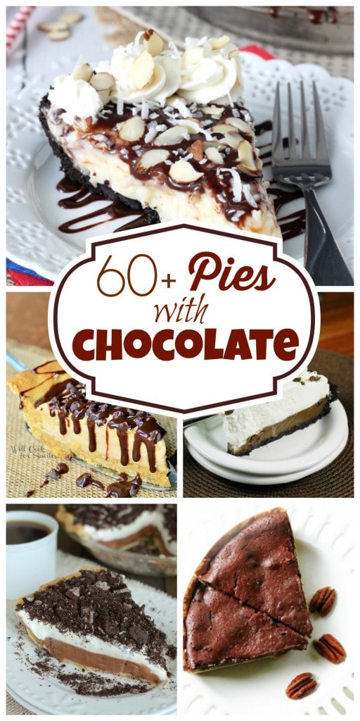 60+ Pies with Chocolate
