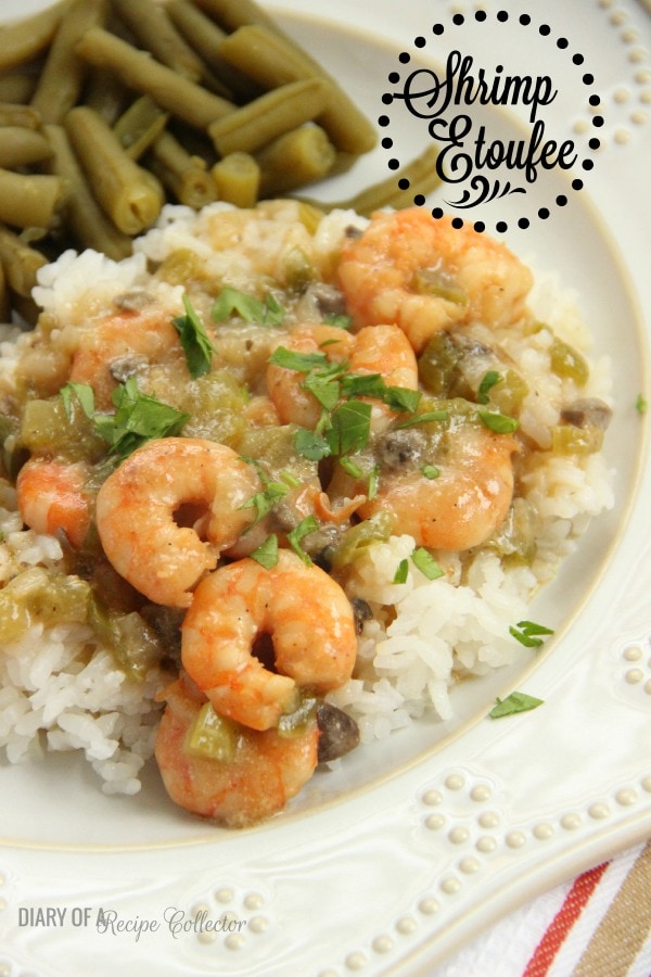 Shrimp Etoufee |Diary of a Recipe Collector