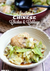 Smothered Chinese Chicken & Cabbage