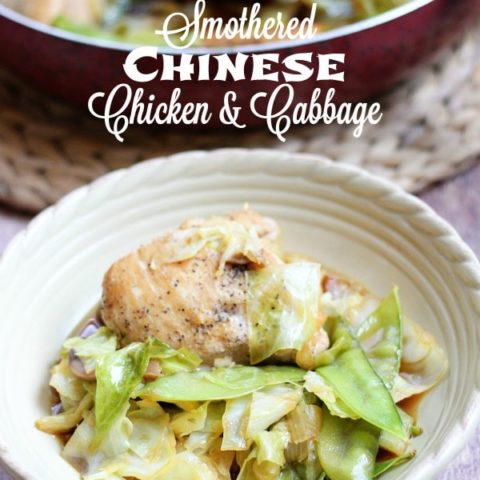 Smothered Chinese Chicken and Cabbage - A delicious and hearty main dish for your family's next at-home Chinese night.