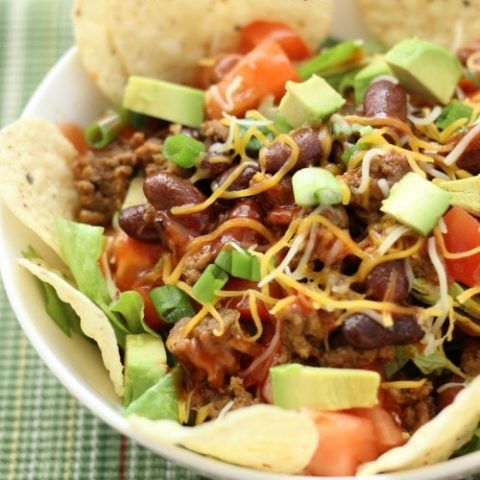 Easy Taco Salad | Diary of a Recipe Collector