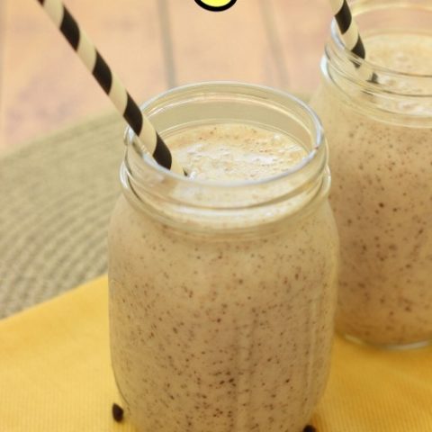 Go Bananas Smoothie- Filled with bananas, coconut yogurt, and chocolate chips | Diary of a Recipe Collector