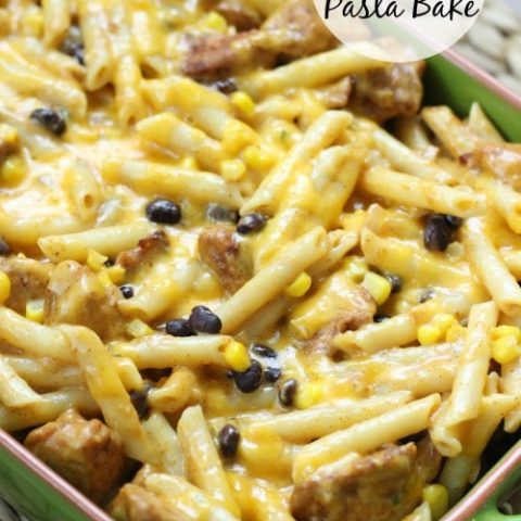 Southwestern Chicken Pasta Bake