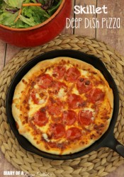 Skillet Deep Dish Pizza