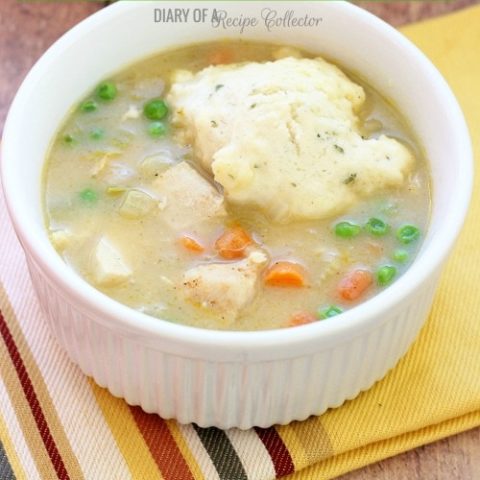 Easy Weeknight Chicken & Dumplins | Diary of a Recipe Collector