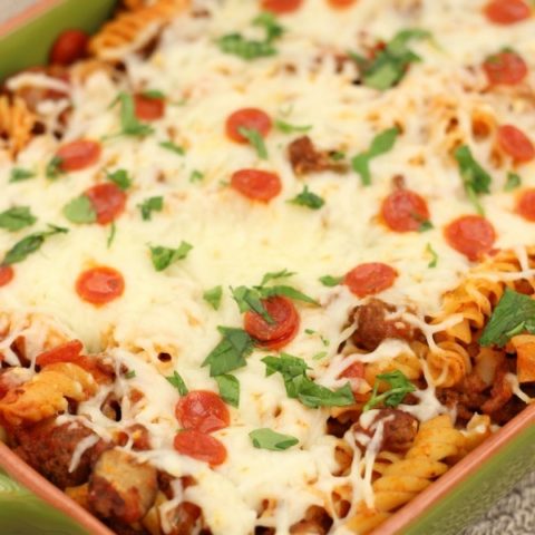 Pizza Pasta Bake