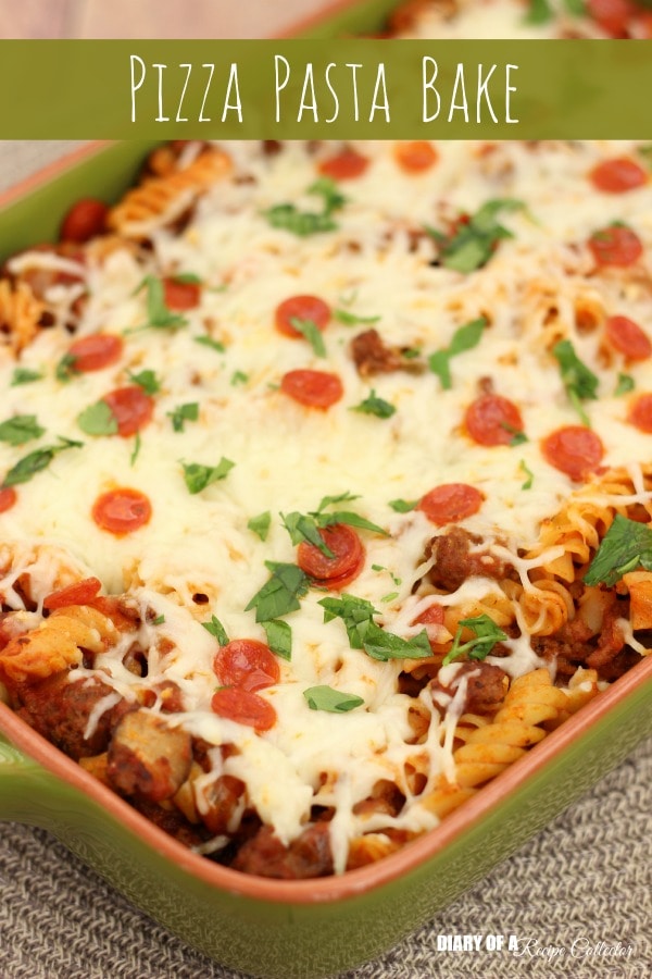 Pizza Pasta Bake