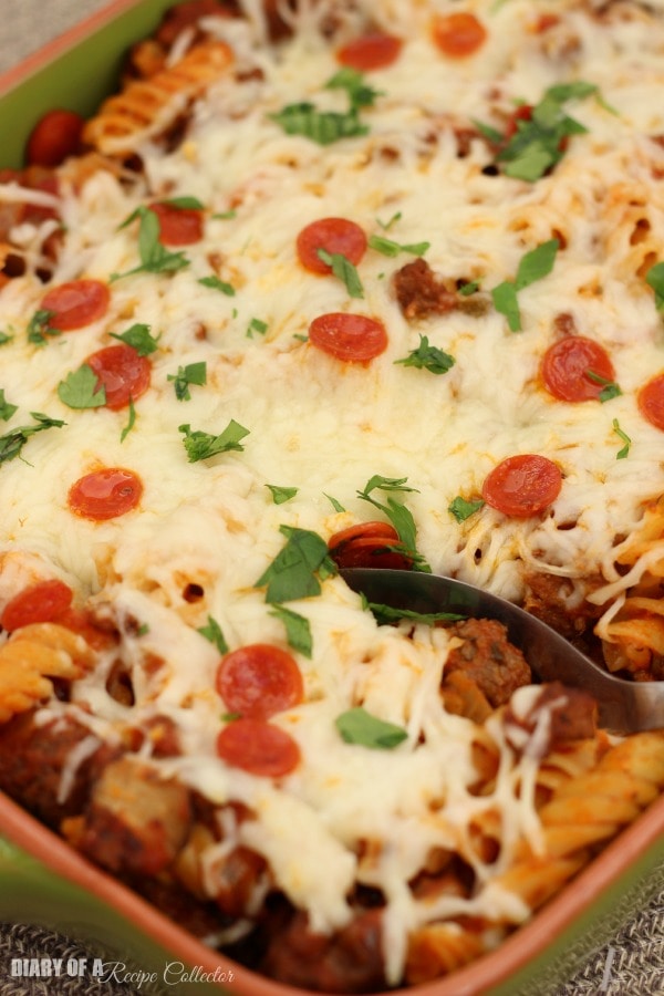 Pizza Pasta Bake