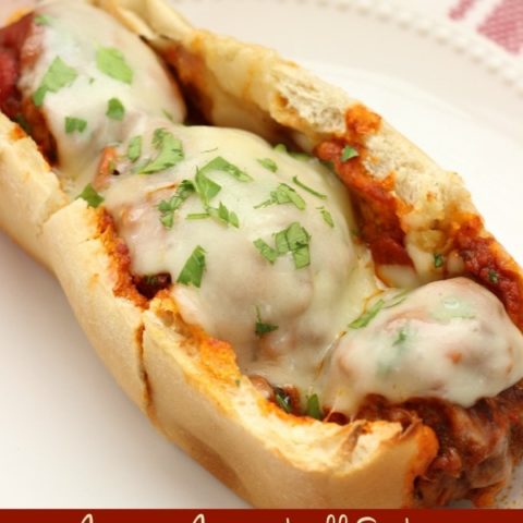 Mega Meatball Subs - Diary of a Recipe Collector