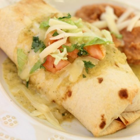 Baked Chicken Chimichangas