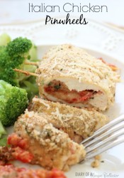 Italian Chicken Pinwheels