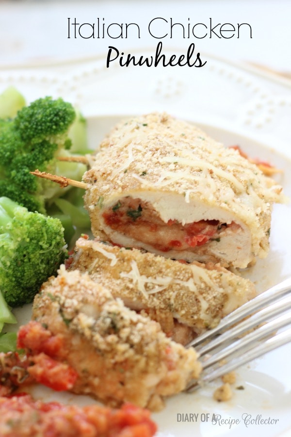 Italian Chicken Pinwheels