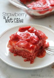 Strawberry Wet Cake