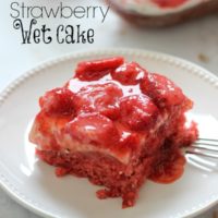 Strawberry Wet Cake