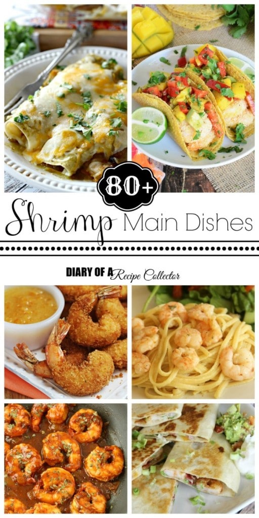 Shrimp Main Dishes Round Up