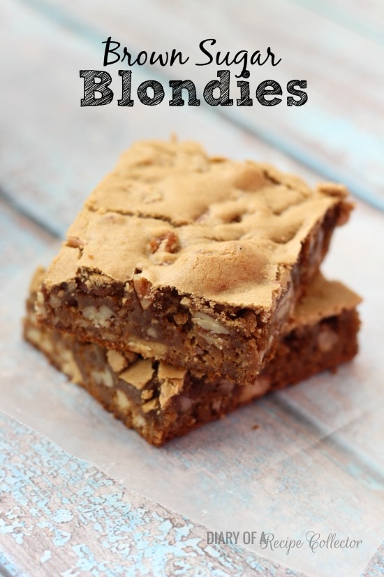 Brown Sugar Blondies