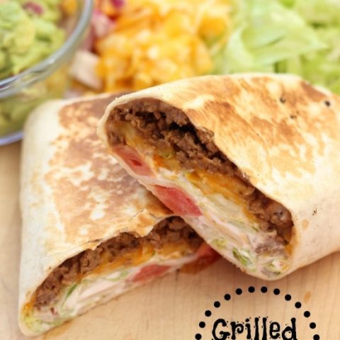 Grilled Burritos - Diary of a Recipe Collector