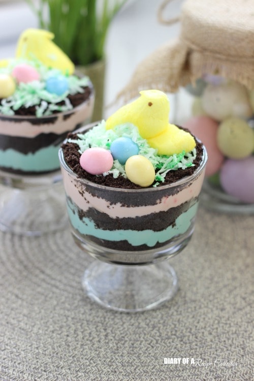 Easter Dirt Cups - Made To Be A Momma