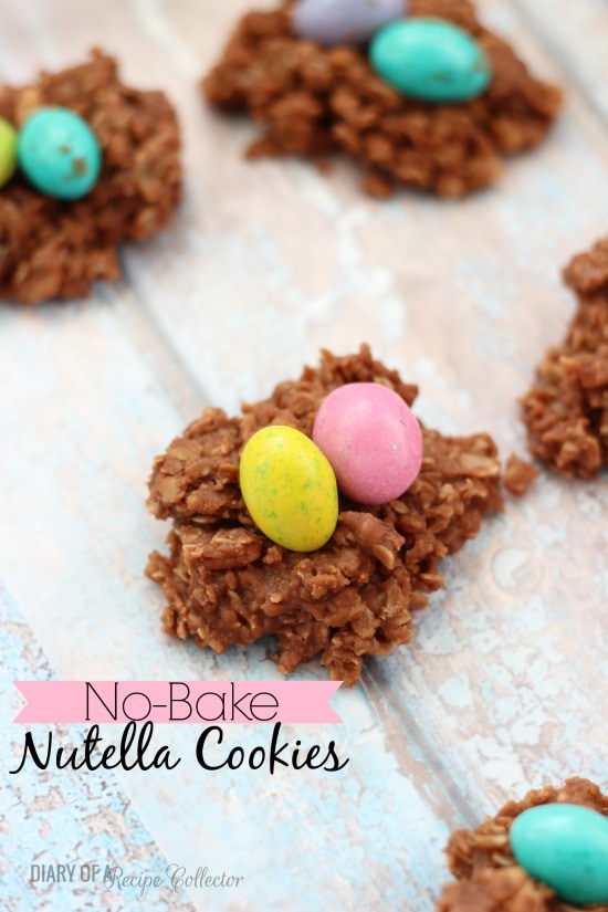 Nutella No-Bake Cookies | Diary of a Recipe Collector