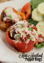 Mini Meatloaf Pepper Rings