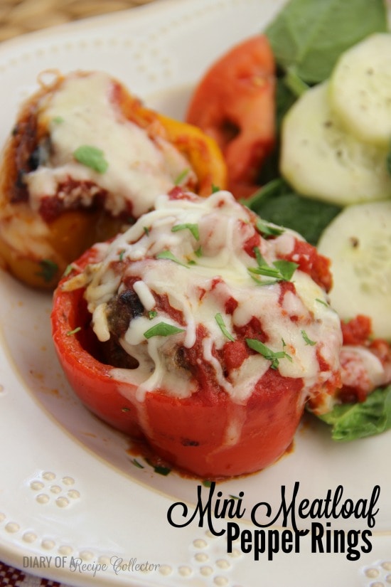 Mini Meatloaf Pepper Rings