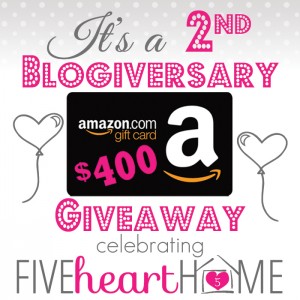 Five-Heart-Home-2nd-Blogiversary-Amazon-Gift-Card-Giveaway_SquareGraphic700pxSRGB