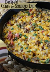 Baked Corn & Sausage Dip