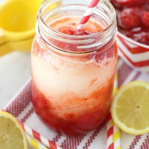 Strawberry Lemon Slush - Diary of a Recipe Collector