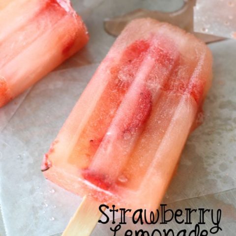 Strawberry Lemonade Popsicles - Diary of a Recipe Collector