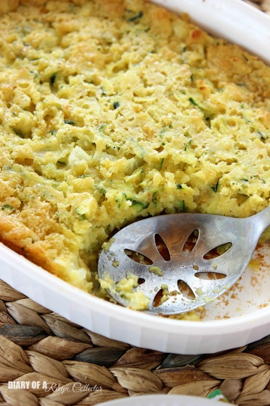 Corn & Zucchini Casserole - Diary of a Recipe Collector