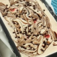 No Churn Banana Split Ice Cream