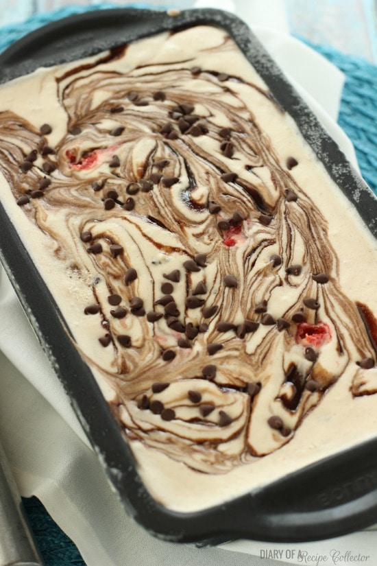 No Churn Banana Split Ice Cream - Diary of a Recipe Collector