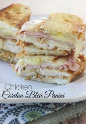 Chicken Cordon Bleu Panini