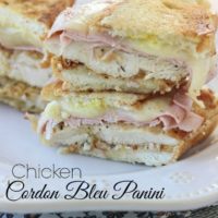 Chicken Cordon Bleu Panini