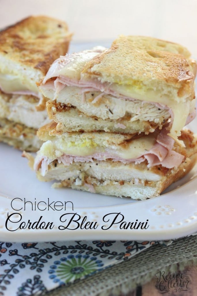 Chicken Cordon Bleu Panini