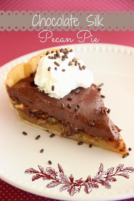 Chocolate Silk Pecan Pie