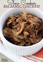 Slow Cooker Balsamic Chicken