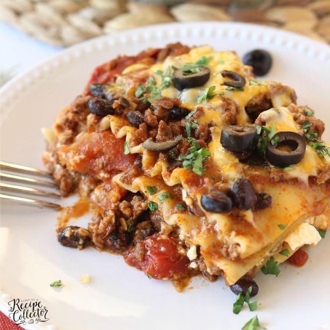 Mexican Lasagna Diary Of A Recipe