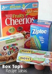 Box Tops Recipe Ideas