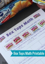 Box Tops Math Printable
