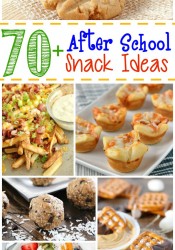 70+ After School Snack Ideas