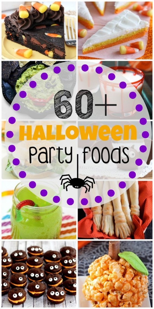60+ Halloween Party Foods - Fun sweets, dips, dishes, and drinks perfect for any Halloween gathering. 
