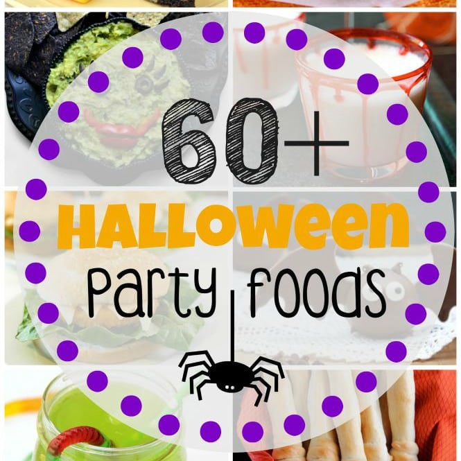 60+ Halloween Party Foods - Fun sweets, dips, dishes, and drinks perfect for any Halloween gathering.
