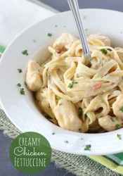 Creamy Chicken Fettuccine