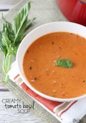 Creamy Tomato Basil Soup