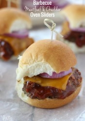 Barbecue Meatloaf & Cheddar Oven Sliders