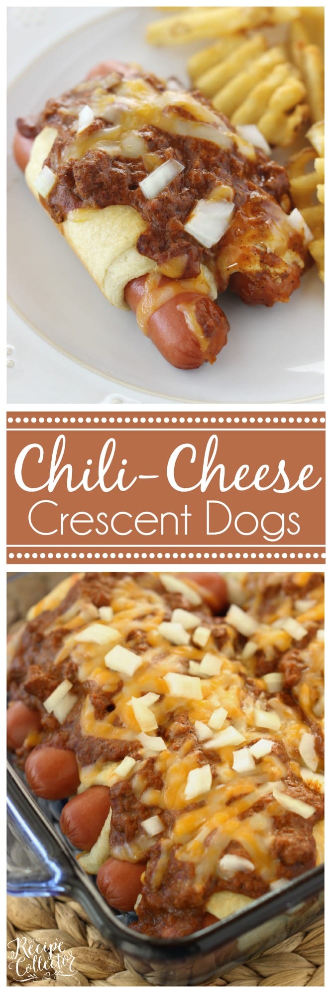 Chili Cheese Crescent Dogs - A super easy and very kid-friendly supper perfect for those busy weeknights!