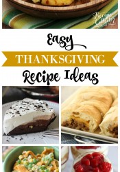 Easy Thanksgiving Recipe Ideas