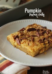 Pumpkin Pecan Cake