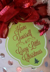 Cozy Little Christmas Tag & Gift Idea